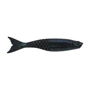 Berkley PowerBait PowerStinger Fishing Soft Bait, Black Blue Fleck, 3 1/2"